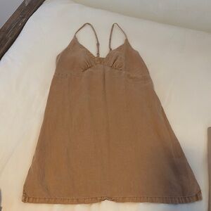 Young Fabulous & Broke Camel Slip Dress